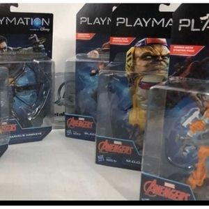 Marvel Legends lot Playmation 3D figurines